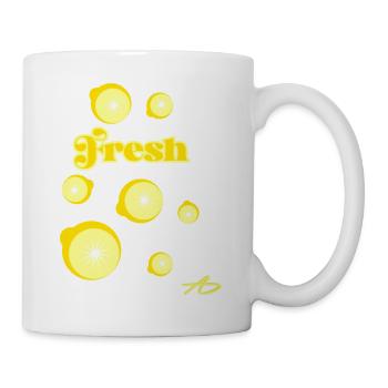 Lemon Fresh Tippfehler - Tasse - Weiß - Rechts