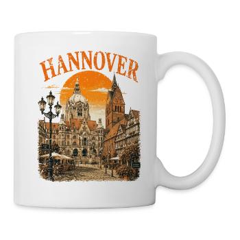 Vintage Hanover Skyline Historic - Mug - white - Right