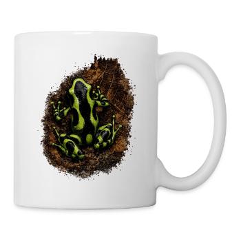 Dendrobates Auratus Karibik - Tasse - Weiß - Rechts