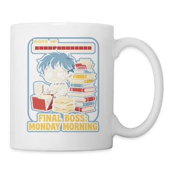 Final Monday Morning Gamer - Tasse - Weiß - Rechts