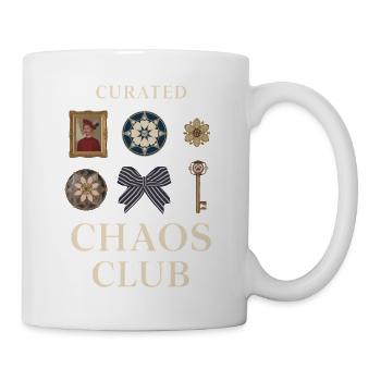 Curated Chaos Club Motifs - Tasse - Weiß - Rechts