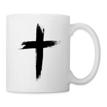 Christen Kreuz  - Tasse - Weiß - Rechts