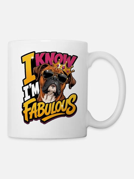 Boxer Shorts - Mug - white