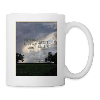 enjoy_yo_life - Tasse - Weiß - Rechts