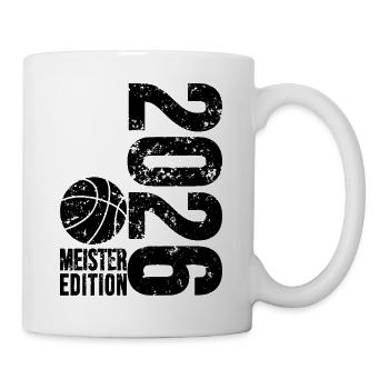 Basketball Meister Edition 2026 in schwarz  - Tasse - Weiß - Rechts