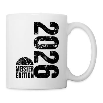 Basketball Meister Edition 2026 in schwarz  - Tasse - Weiß - Rechts