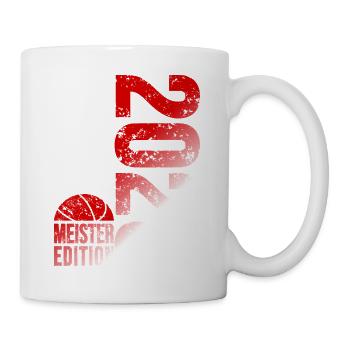Basketball Meister Edition 2026 in rot und weiß - Tasse - Weiß - Rechts