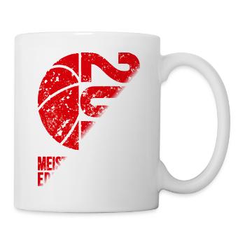 Basketball Meister Edition 2026 in rot und weiß - Tasse - Weiß - Rechts