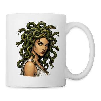 Medusa Schlangenhaar Ikone - Tasse - Weiß - Rechts