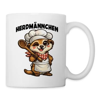 Herdmännchen - Tasse - Weiß - Rechts