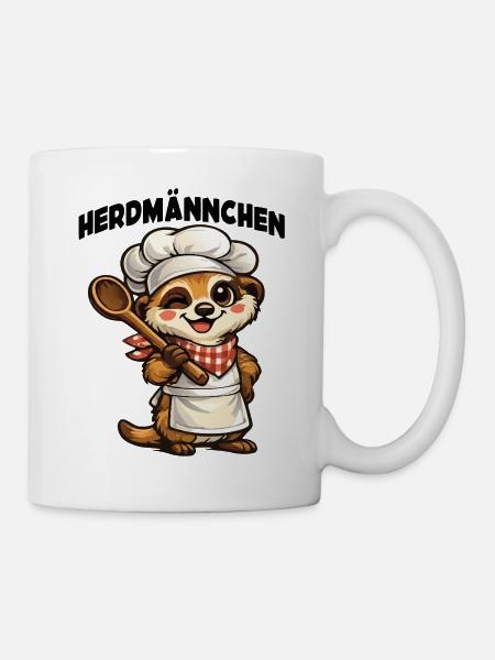 Herdmännchen - Tasse - Weiß