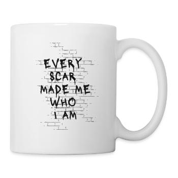 Strong statement full of power and strength - Mug - white - Right