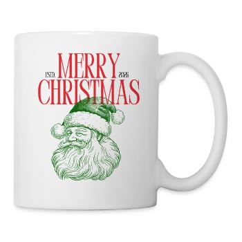 Merry_ChristmasMerry Christmas Santa Vintage Weihn - Tasse - Weiß - Rechts