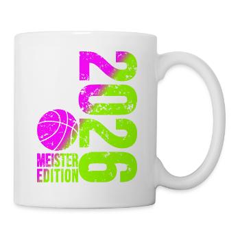 Basketball Champion Shirt 2026, lime Pink - Mug - white - Right