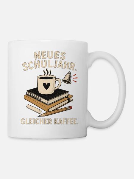 New School Year – Same Coffee - Mug - white