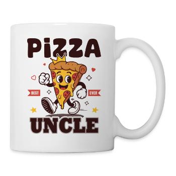 Pizza_uncle_Cadeau_Amateur_de_Pizza - Tasse - Weiß - Rechts