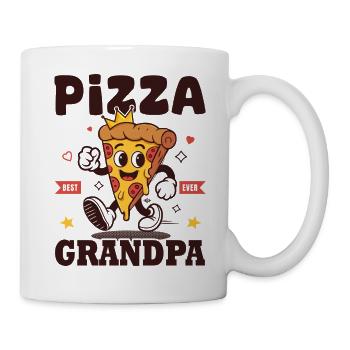 Pizza-Opa – das beste lustige Pizza-Liebhaber-Geschenk aller Zeiten - Tasse - Weiß - Rechts