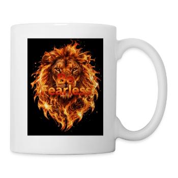 Be Fearless Fire Lion - Mug - white - Right