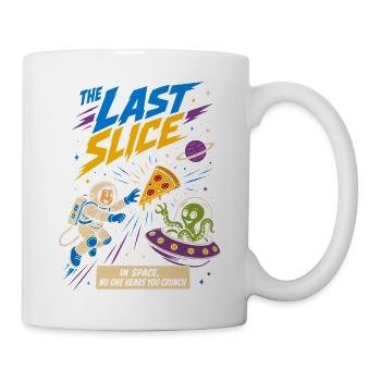 The last slice of pizza in space - Mug - white - Right