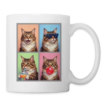 Cats American Bobtail Cat - Mug - white - Right