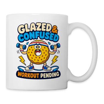 Entraînement Glazed & Confused en attente - Mug blanc - blanc - Droite