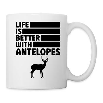 Antelope Humor Saying - Mug - white - Right