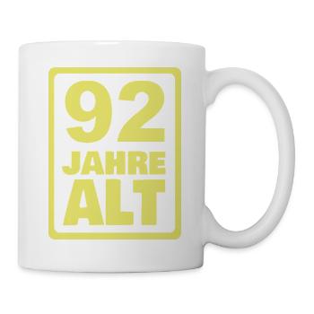 92 - Tasse - Weiß - Rechts