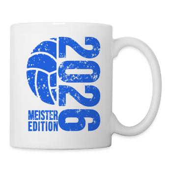Maillot Volleyball Master 2026, bleu, sweat à capuche, casquette - Mug blanc - blanc - Droite