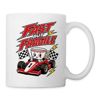 Fast But Fragile Racing Coffee - Mug - white - Right