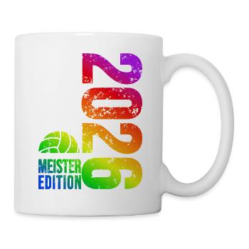 Volleyball Master Shirt 2026, rainbow bag - Mug - white - Right