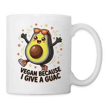 Vegan Avocado give a Guac - Mug - white - Right