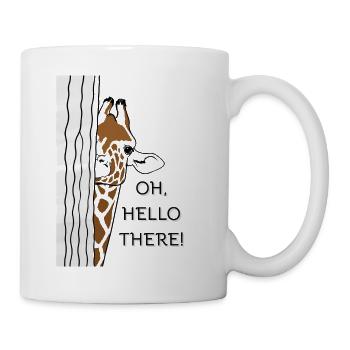 OH,HELLO THERE Giraffe - Mug - white - Right