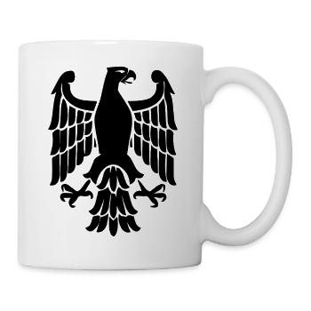 Adler - Tasse - Weiß - Rechts