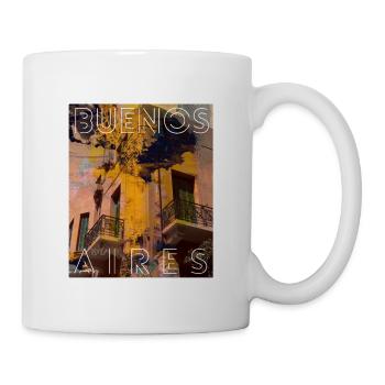 Buenos Aires Architektur Neon 1937 - Tasse - Weiß - Rechts