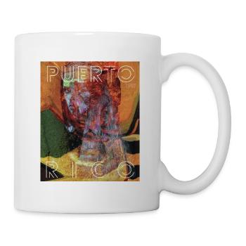 Puerto Rico 1987 Retro Collage - Mug - white - Right