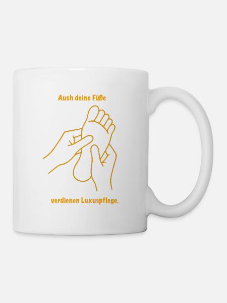 Schöne Füsse  - Tasse - Weiß