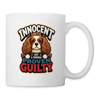 Kavallerier King Charles Spaniel - Tasse - Weiß - Rechts