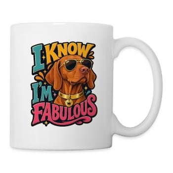 Ungarischer Pointer - Tasse - Weiß - Rechts