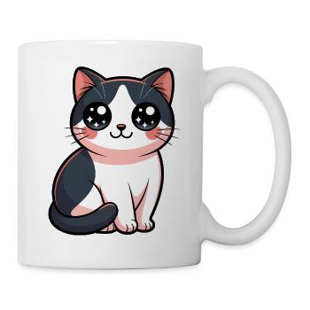 Kawaii Kätzchenkatzenliebhaber - Tasse - Weiß - Rechts