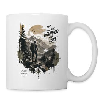 Wanderlust - Tasse - Weiß - Rechts
