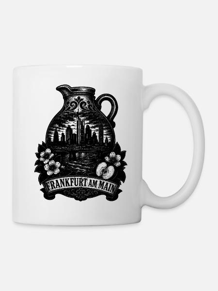 Frankfurt - Tasse - Weiß