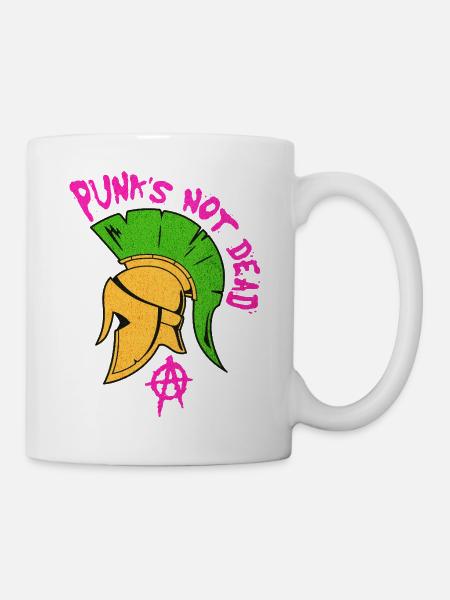 PUNKS NOT DEAD - Tasse - Weiß