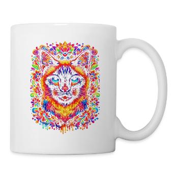 Cosmic_Siames - Tasse - Weiß - Rechts