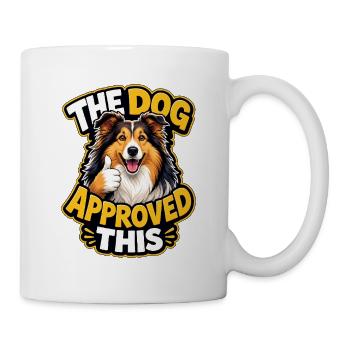 Shetland Shepherd - Tasse - Weiß - Rechts