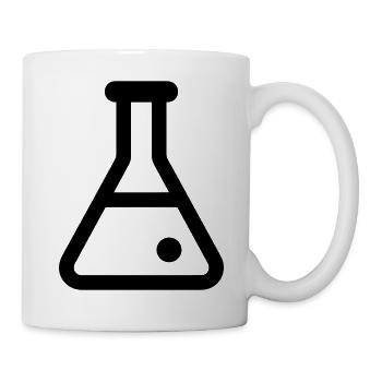 Chemielabor Erlenmeyer Flask - Tasse - Weiß - Rechts