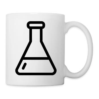 Chemielabor Erlenmeyer Flask - Tasse - Weiß - Rechts