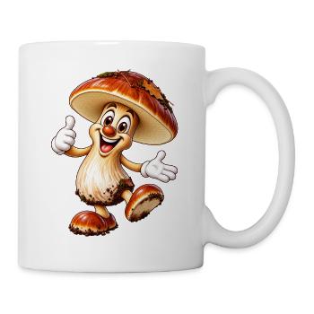 Lustiger Pilz - Tasse - Weiß - Rechts