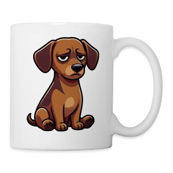 Dackel Dackelbesitzer Dackelhalter Dackelliebhaber - Tasse - Weiß - Rechts