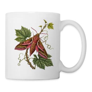 Sphinx der Rebe - Tasse - Weiß - Rechts