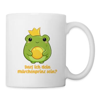 Königlicher Froschprinz - Tasse - Weiß - Rechts